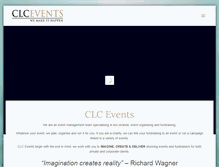 Tablet Screenshot of clcevents.com